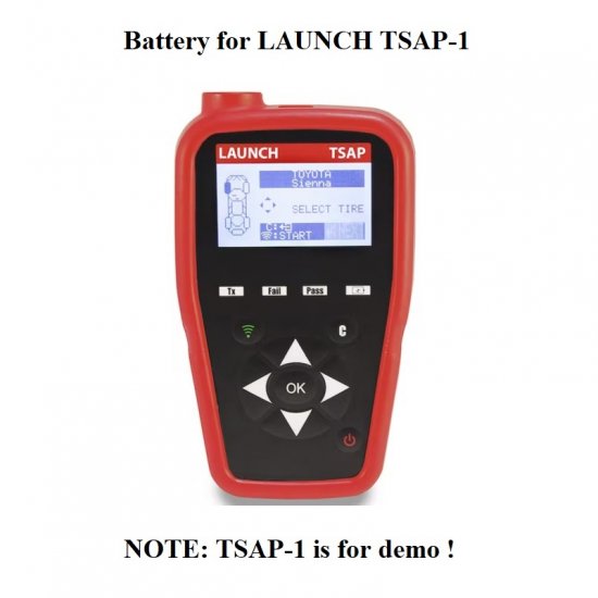 Battery Replacement for LAUNCH TSAP1 TPMS ToolLAUNCHTSAP1LAUNCH